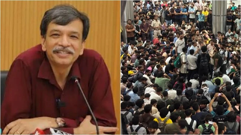 IIT दिल्ली के निदेशक ने छात्र की मौत पर हो रहे प्रदर्शन के बीच दी चेतावनी, सख्त कार्रवाई के संकेत