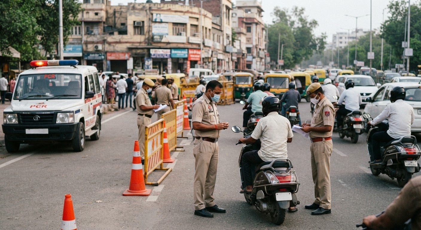 दिल्ली में पुलिस की ताबड़तोड़ कार्रवाई: एनकाउंटर में बदमाश गिरफ्तार और ISI जासूसी मॉड्यूल का भंडाफोड़