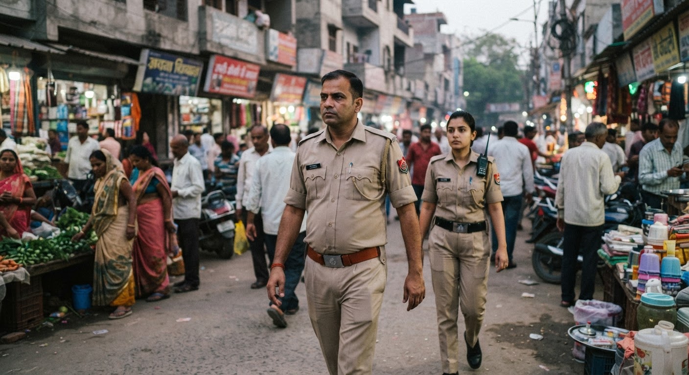 दिल्ली के बाहरी जिला में पुलिस ने सुरक्षा बढ़ाई, गश्त हुई तेज