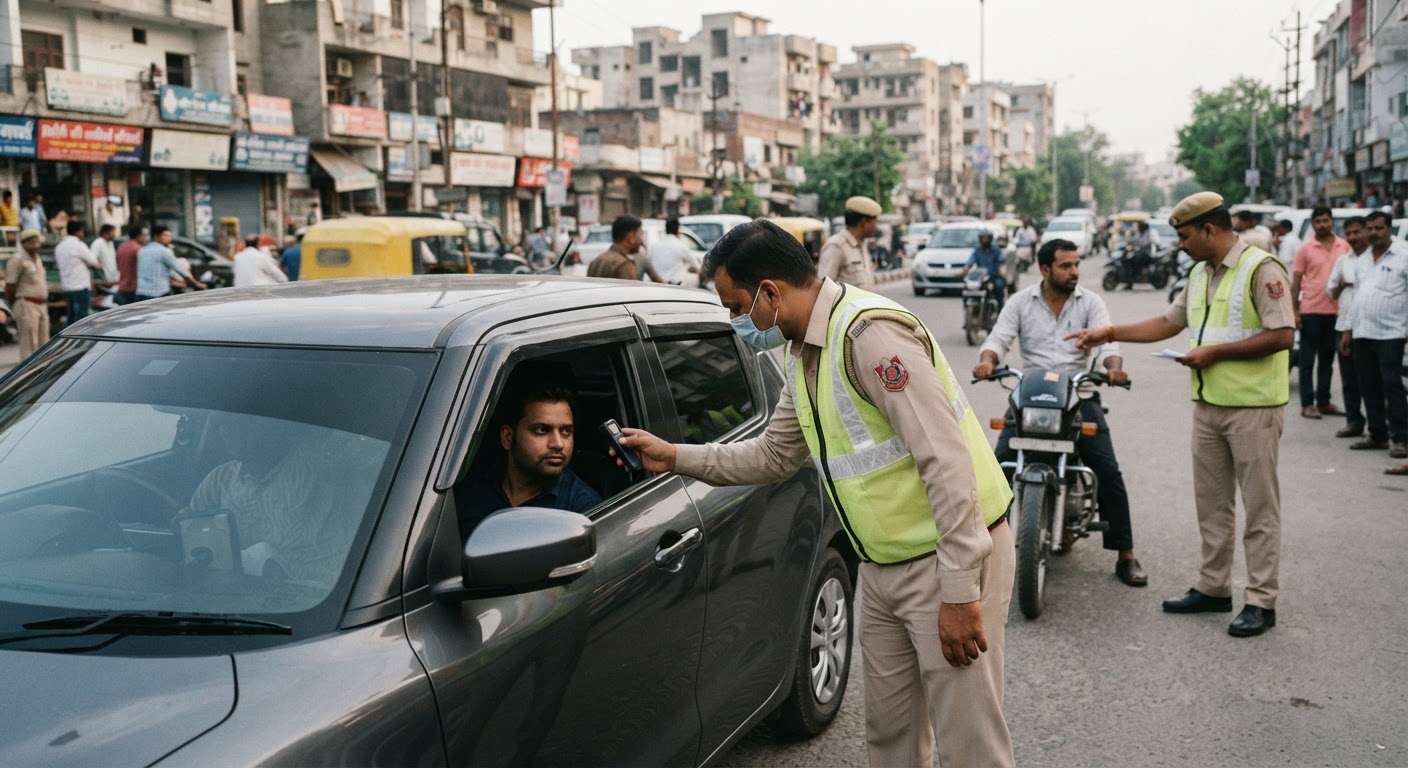 रोहिणी जिला पुलिस की बड़ी कार्रवाई, सुरक्षा और यातायात के लिए चलाया विशेष अभियान