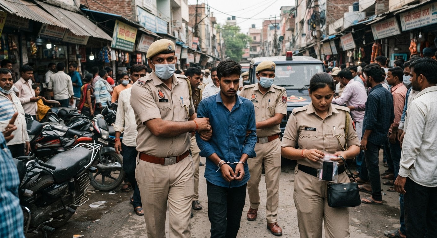 दिल्ली पुलिस ने राज पार्क थाना क्षेत्र में मोबाइल झपटमारी के मामले में आरोपी को किया गिरफ्तार