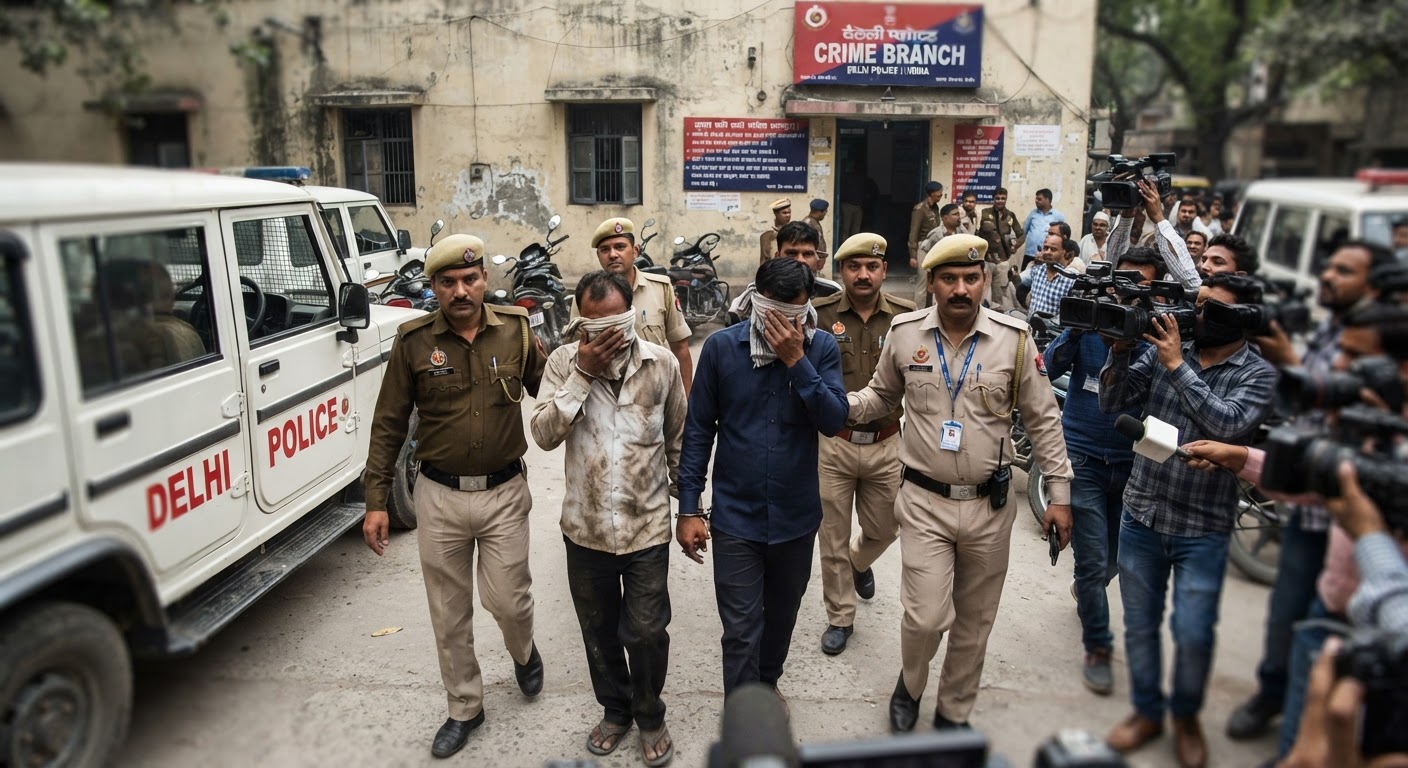 दिल्ली पुलिस ने नाबालिग के साथ कथित गैंगरेप के मामले में बस ड्राइवर और कंडक्टर को किया गिरफ्तार