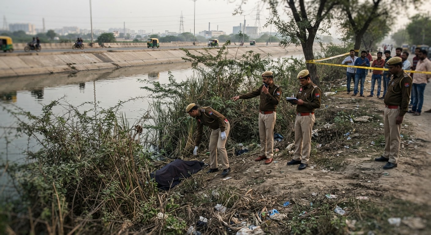 फरीदाबाद में आगरा नहर के पास मिला नग्न शव, पुलिस जांच में जुटी