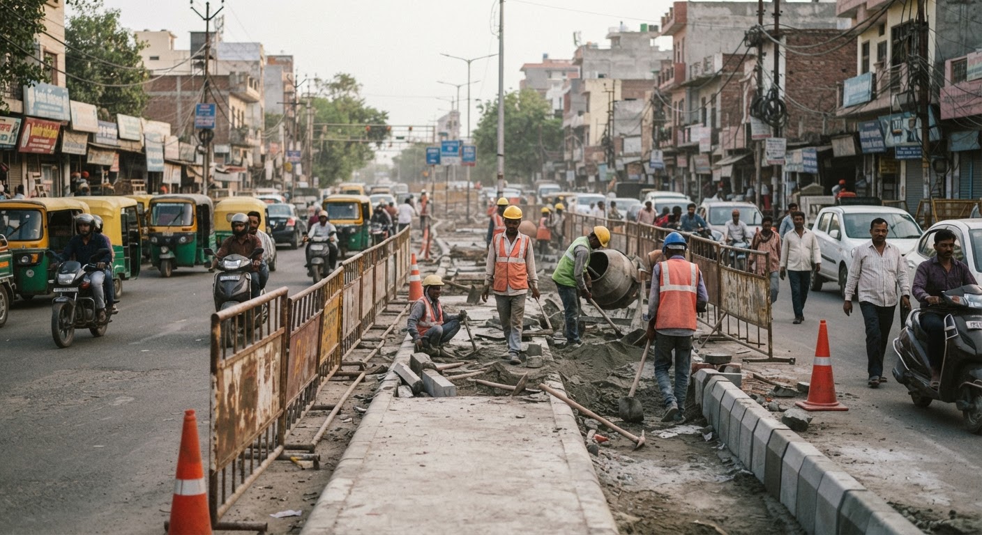दिल्ली के शाहदरा में लोक निर्माण विभाग के काम के कारण ट्रैफिक पुलिस ने जारी की जरूरी एडवाइजरी