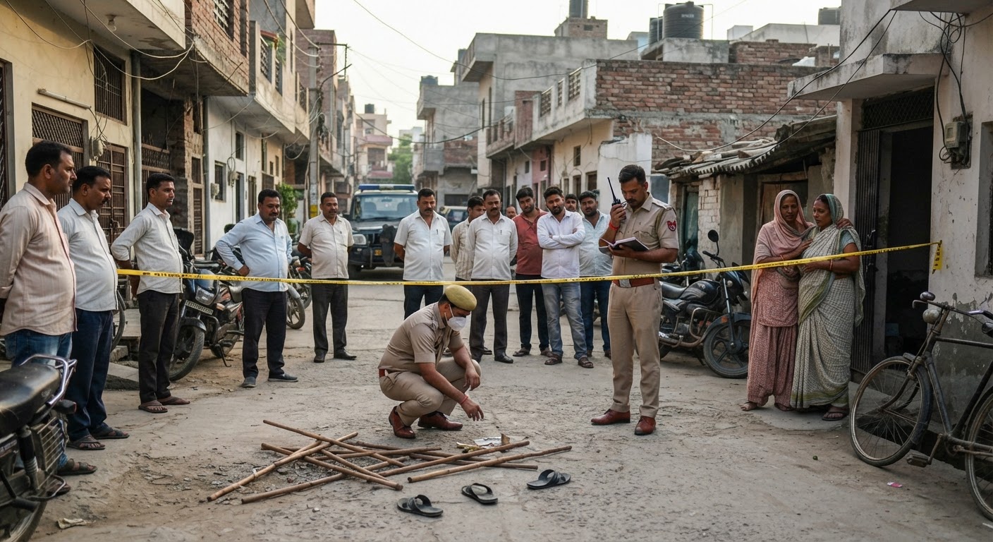गुरुग्राम में ड्राइवर की लाठी-डंडों से पीट-पीटकर हत्या, दोस्तों पर हत्या का गंभीर आरोप