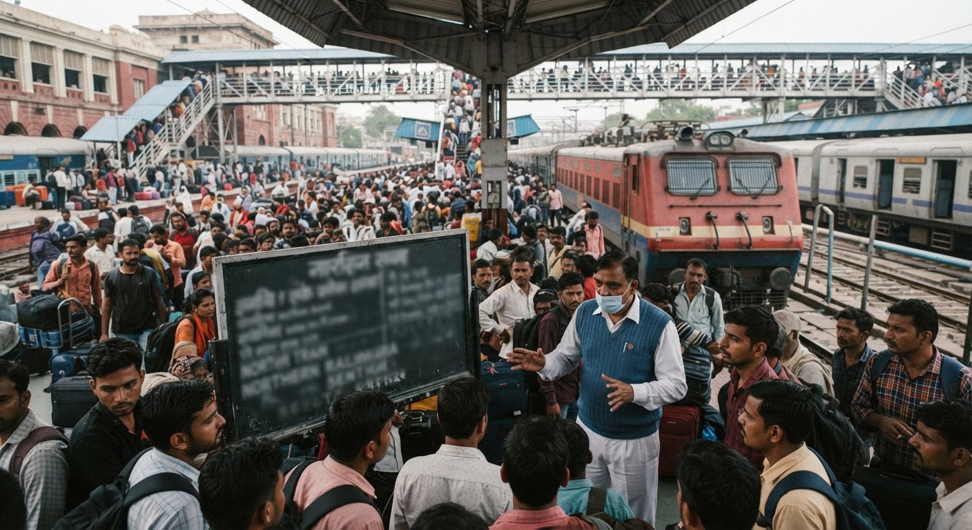 उत्तर रेलवे का बड़ा ऐलान: दिल्ली और हरियाणा में 13 सितंबर तक 120 ट्रेनें प्रभावित