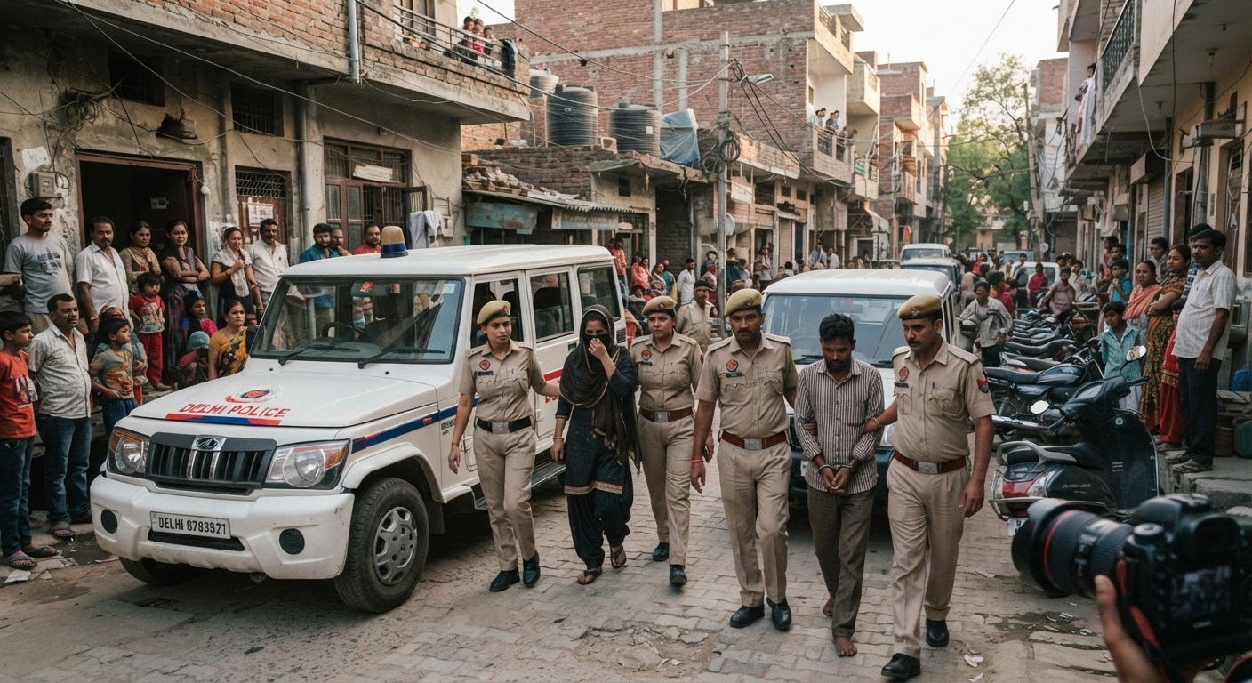 दिल्ली में सनसनीखेज हत्याकांड: अवैध संबंध के चलते पत्नी की हत्या करने वाला पति और प्रेमिका गिरफ्तार