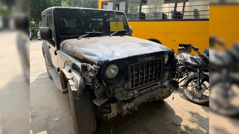 फरिदाबाद में तेज रफ्तार थार गाड़ी की टक्कर से पलवल के 50 वर्षीय व्यक्ति की मौत, चालक फरार