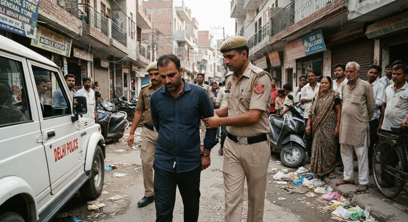 दिल्ली: पत्नी पर शेविंग ब्लेड से जानलेवा हमला करने वाला आरोपी पति गिरफ्तार