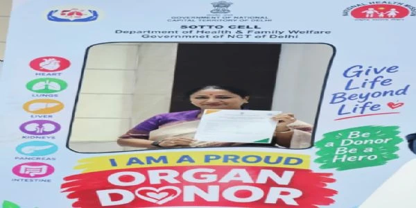दिल्ली की मुख्यमंत्री रेखा गुप्ता ने पीएम मोदी के जन्मदिन पर अंगदान संकल्प अभियान की शुरुआत की