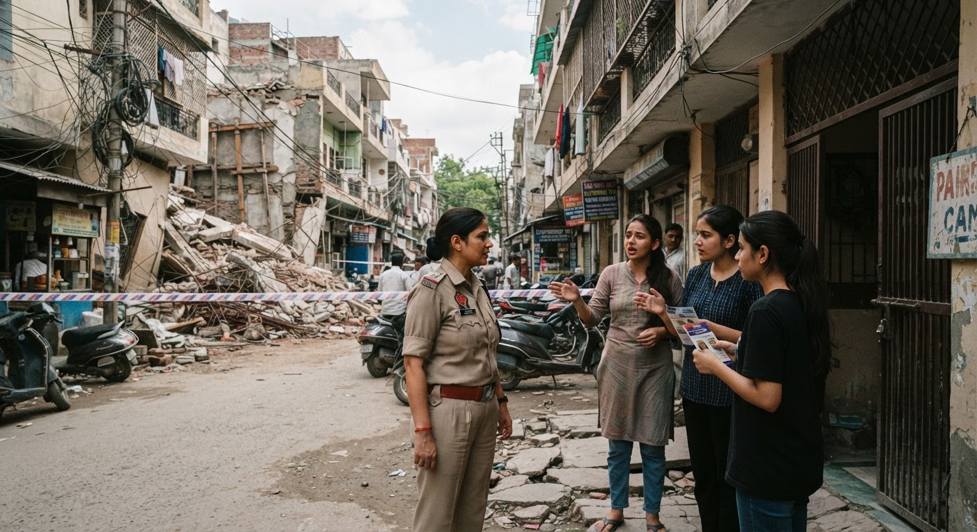 दिल्ली पुलिस ने सत्य निकेतन हादसे के बाद पीजी छात्रों के लिए 'वॉट वरीज़ यू?' पहल शुरू की