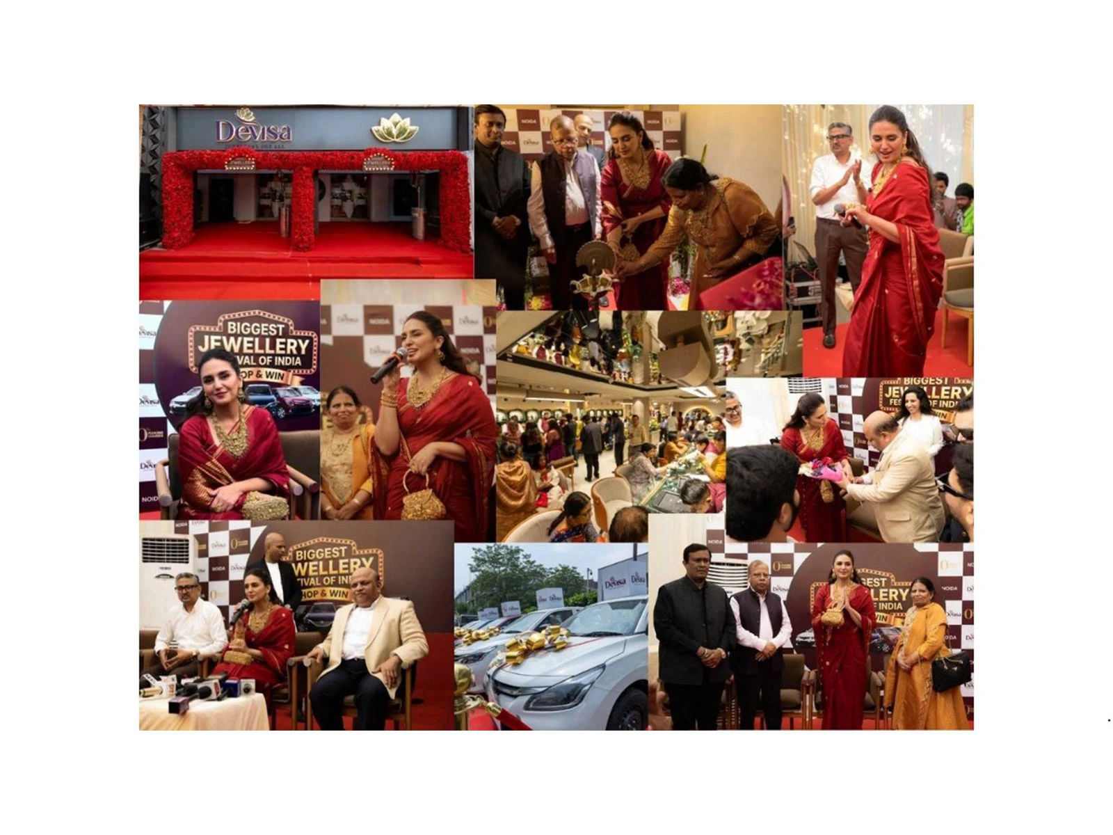 Devisa Jewellery ने नोएडा सेक्टर 18 में खोला दूसरा स्टोर, बॉलीवुड अभिनेत्री हुमा कुरैशी रहीं मौजूद