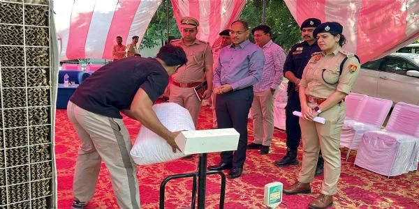 फरीदाबाद पुलिस ने करोड़ों रुपये के अवैध मादक पदार्थ किए नष्ट