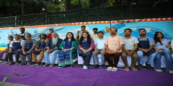NDMC ने नई दिल्ली में भारत की विरासत और विकास को दर्शाने वाली वॉल भित्ति चित्र कार्यशाला शुरू की