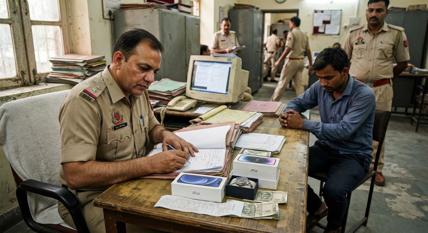 दिल्ली पुलिस ने सुलझाई अंधी चोरी, डिलीवरी बॉय की अय्याशी ने खोला राज