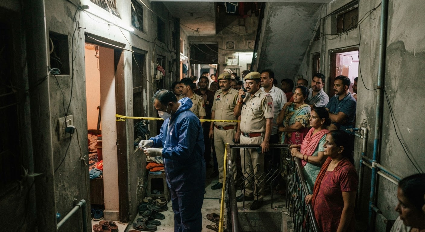 दक्षिण दिल्ली में सब्जी बनाने के विवाद पर पति ने की पत्नी की गोली मारकर हत्या