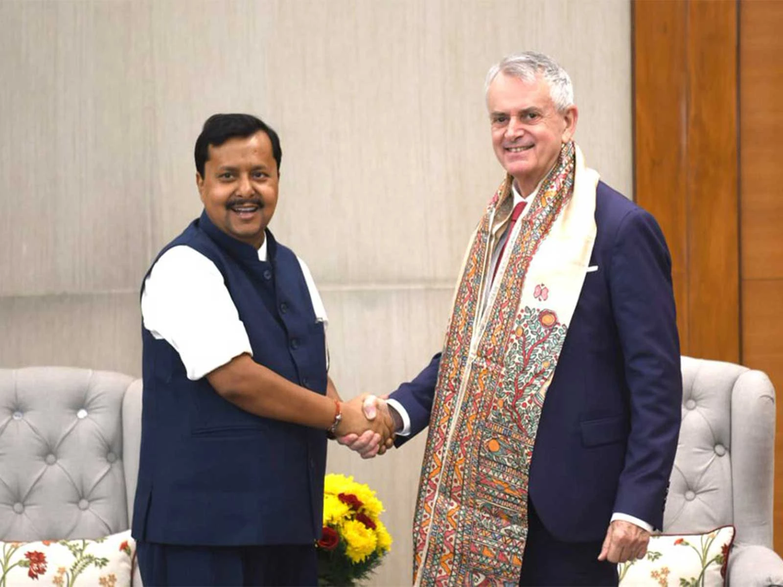 भाजपा राष्ट्रीय अध्यक्ष नितिन नबीन और Canadian High Commissioner Christopher Cooter की हुई खास मुलाकात