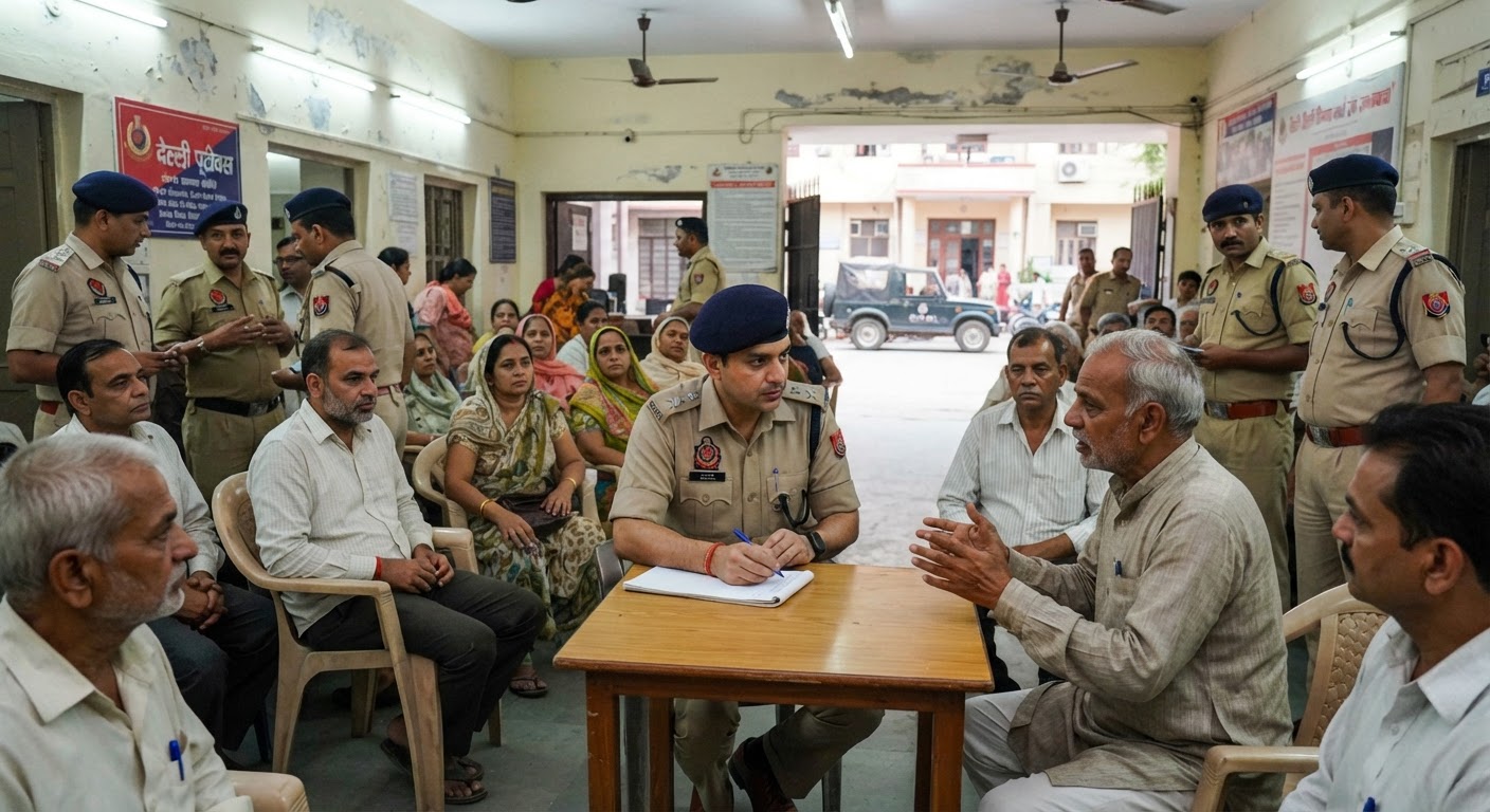दक्षिण जिला पुलिस ने स्थानीय लोगों की समस्याओं के समाधान के लिए किया थाना दिवस और जन सुनवाई का आयोजन