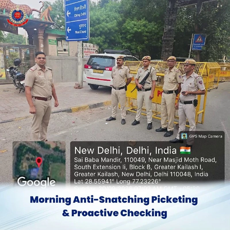 दिल्ली पुलिस ने बढ़ाई सुबह की गश्त, स्नैचिंग रोकने के लिए कड़े कदम